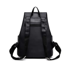 Waterproof Black Nylon Backpack