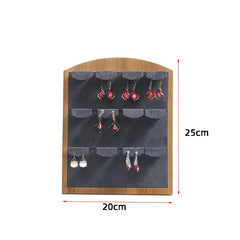 Wooden Earrings Display Stand