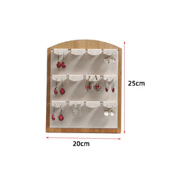 Wooden Earrings Display Stand