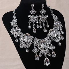 Women's Luxury Water Drop African Crystal Jewelry Set