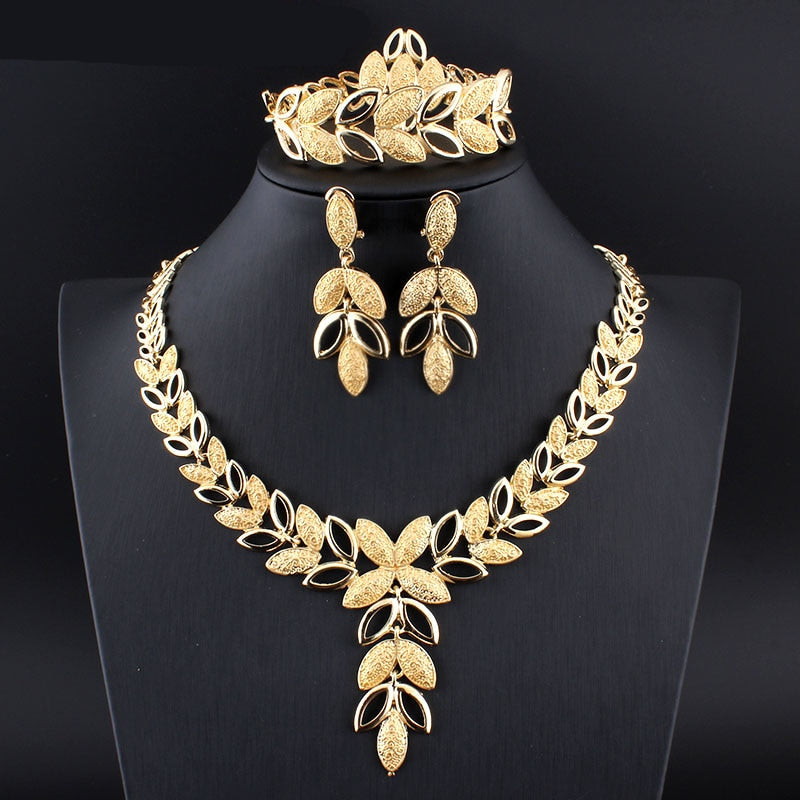 Luxury Floral Jewelry Set