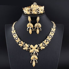 Luxury Floral Jewelry Set