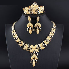 Luxury Floral Jewelry Set