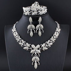 Luxury Floral Jewelry Set