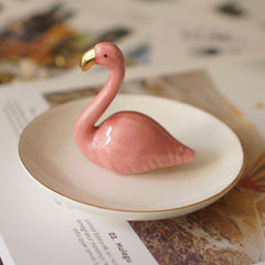 Pink Flamingo Jewelry Holder