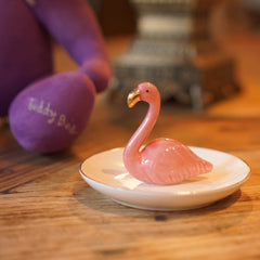 Pink Flamingo Jewelry Holder