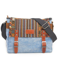 Boho Ornament Printed Crossbody Men's Bag