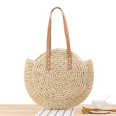 Women's Round Straw Bag