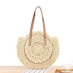 Women's Round Straw Bag