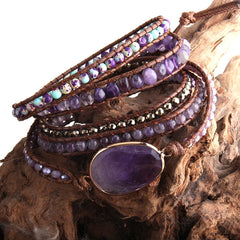 Bohemian Bracelet with Mixed Natural Stones