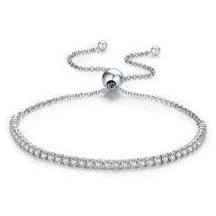 Women's Thin Silver Chain Bracelet
