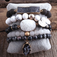 Boho Beaded Bracelet Set