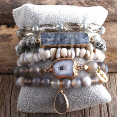 Boho Beaded Bracelet Set