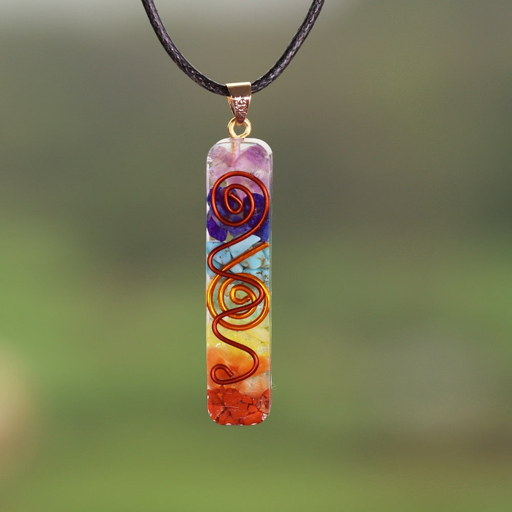 7 Chakra Energy Pendant Necklace