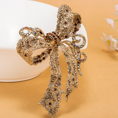 Kawaii Bow Shaped Rhinestone Women's Brooches