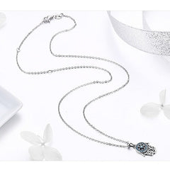 Women's Boho Palm Shaped Pendant Necklace