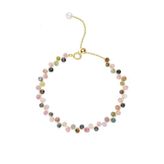 Natural Stone Tourmaline Bracelet