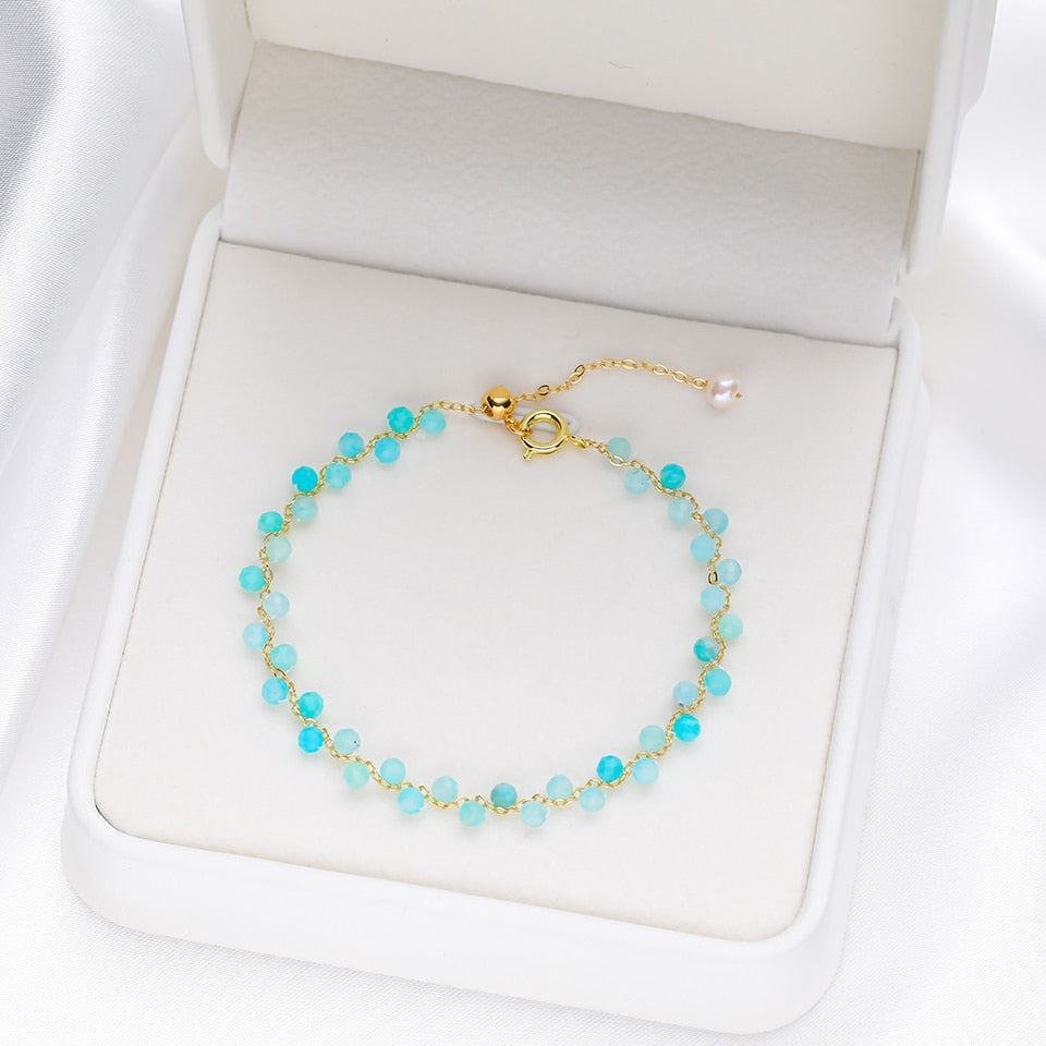 Natural Stone Tourmaline Bracelet
