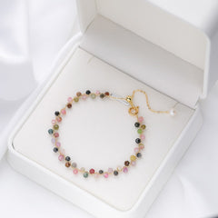 Natural Stone Tourmaline Bracelet