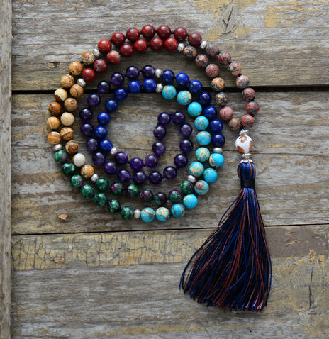Natural Stone Chakra Necklace