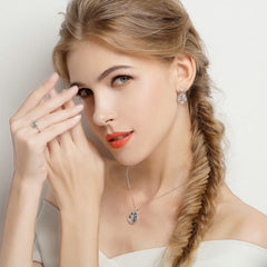 Tree of Life Round Silver Women's Pendant Necklace