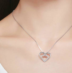 Heart Pendant Necklace for Women