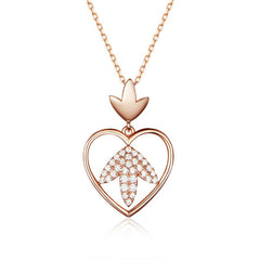Heart Pendant Necklace for Women