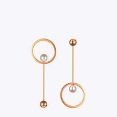 Women's Elegant Pearls Drop Earrings