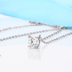 Moissanite Diamond Necklace for Women