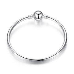 Charming Women's Sterling Silver Bracelet