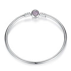 Charming Women's Sterling Silver Bracelet