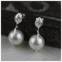 Women's Silver Drop Earrings