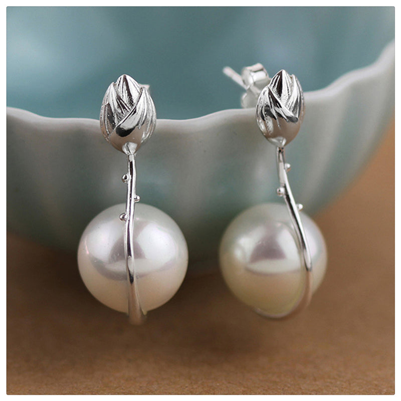 Women's Silver Drop Earrings
