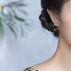 Cube Shaped Minimalistic Earrings for Women