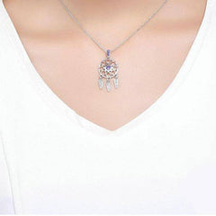Vintage Dream Catcher Necklace Pendant for Women