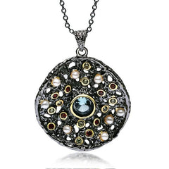 Women's Vintage Necklace with Stones
