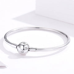 Elegant 925 Sterling Silver Bangle