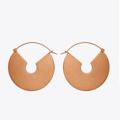 Laconic Matte Gold Dangle Earrings