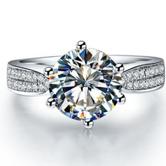 Genuine Solid 14K White Gold Ring