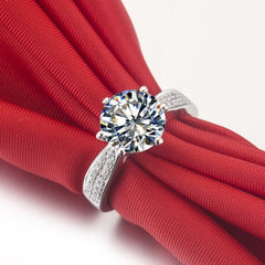 Genuine Solid 14K White Gold Ring