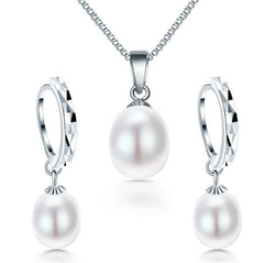 Elegant Pearl Women's Jewelry Set