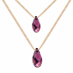 Women's Waterdrop Crystal Necklace