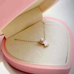 18K Gold Angel Pendant Necklace