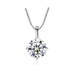 Natural Moissanite Diamond Necklace for Women