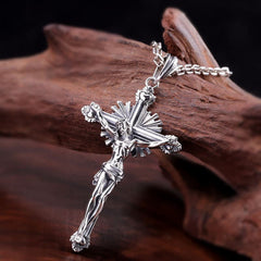 Unisex 925 Sterling Silver Christian Pendants