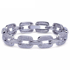 Iced Out Hip-Hop Bracelet