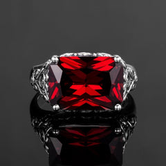Engraved Real 925 Sterling Silver Ring