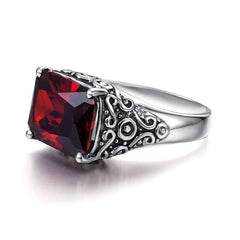 Engraved Real 925 Sterling Silver Ring