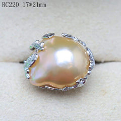 Beautiful 925 Silver Pearl Ring for Women