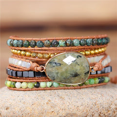 Genuine Leather Wrap Bracelet for Women